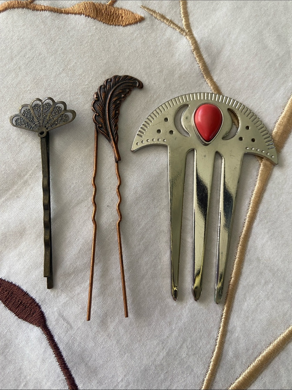 Free People Hair Clip Set Lot EUC